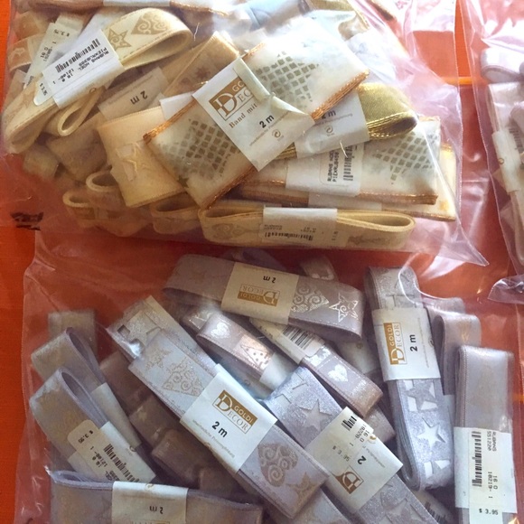 🎄VINTAGE Christmas satin ribbon new FROM 90s - Picture 5 of 12